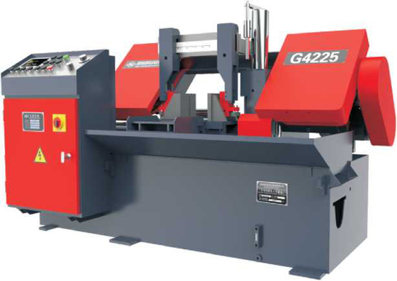 G4225 54m/Min 2200W 수력 이중 열 띠톱 기계