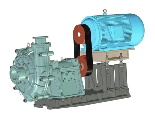 90 kw 수평선상 원심력 슬러리 펌프