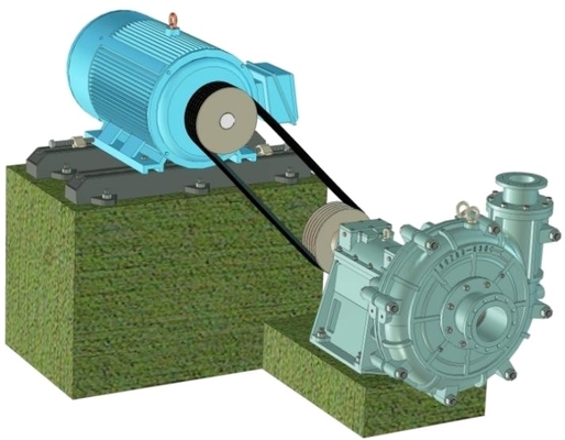 전기 1440rpm 3 kw 하수 슬러리 감탕뽐프 저마모성 32ZBG-250