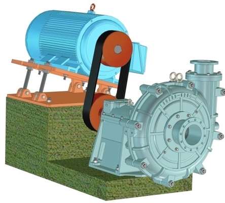 수력 1480r/Min 55 kw 원심력 슬러리 펌프 100ZBQ-315