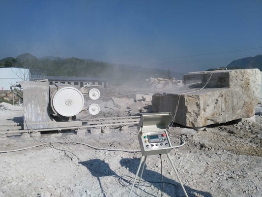 CNC 보고 다이아몬드 와이어 톱 머신 37KW 75KW 화강암 대리석 재질 석할